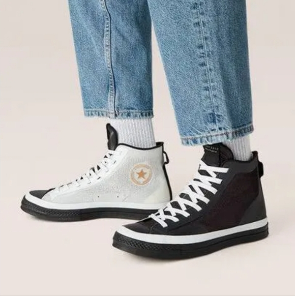 Converse All Star Chuck 70 Hi White & Black Mesh Mens Sz / 170419C - Picture 1 of 12